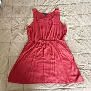 Forever 21 Brick Red Sleeveless Dress (size 2X/16/18) IT HAS POCKETS!!!